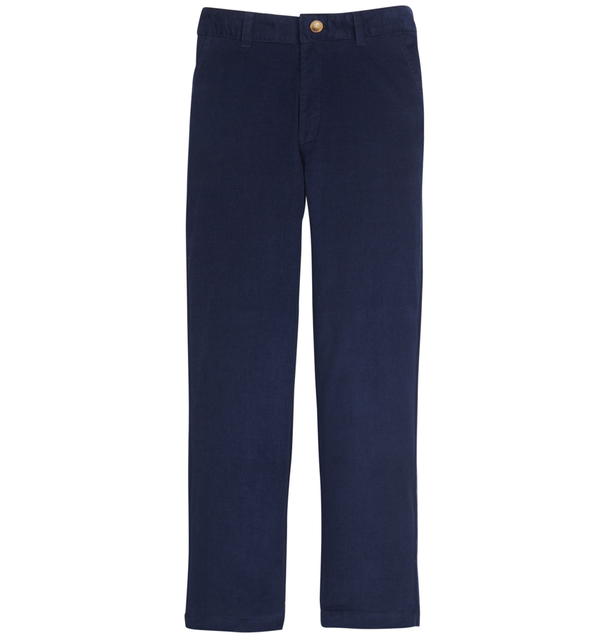 Boy's Classic Pants, Navy Corduroy