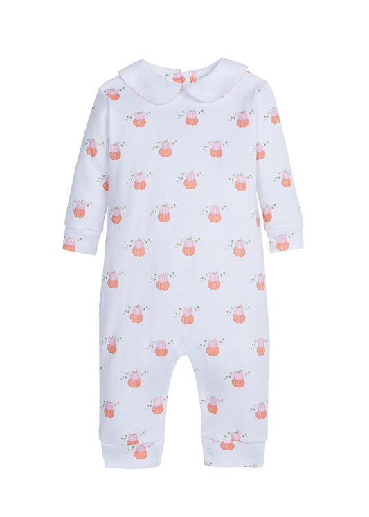 Girl Pumpkin Stacks Printed Playsuit