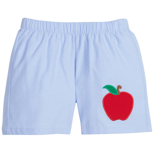Apple Applique Basic Shorts