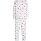 Girl's Ornaments Ruffled Printed Jammies