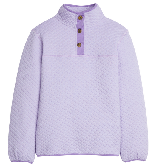 Quilted Pullover, Lavender with Lilac