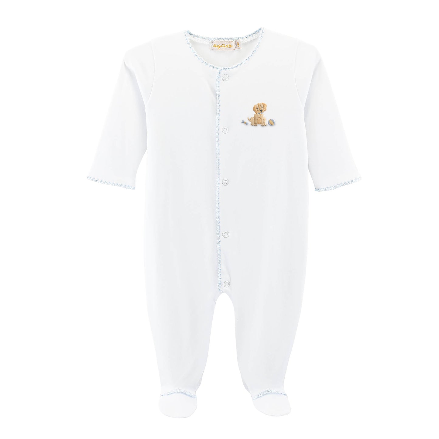 Embroidered Footie, Puppy