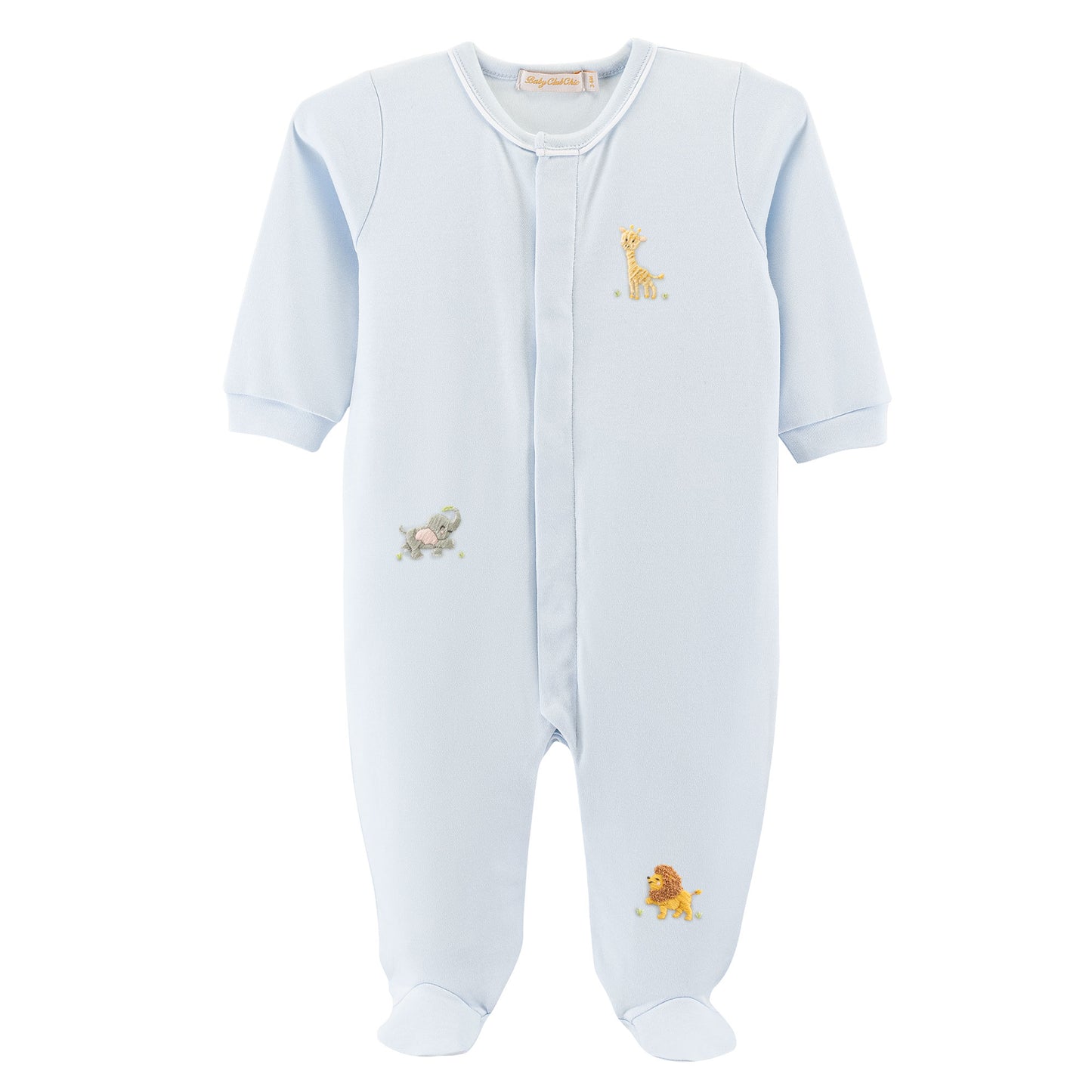 Embroidered Footie, Safari