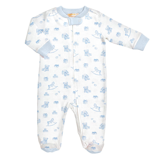 Tiny Baby Toys Boy Zipped Footie