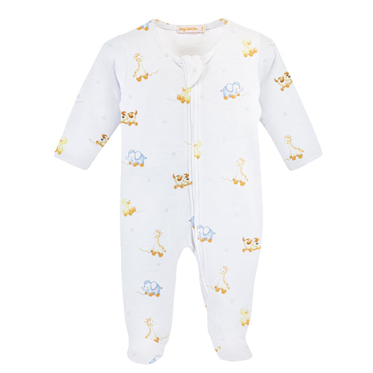 Sweet Toys Printed Zipped Footie