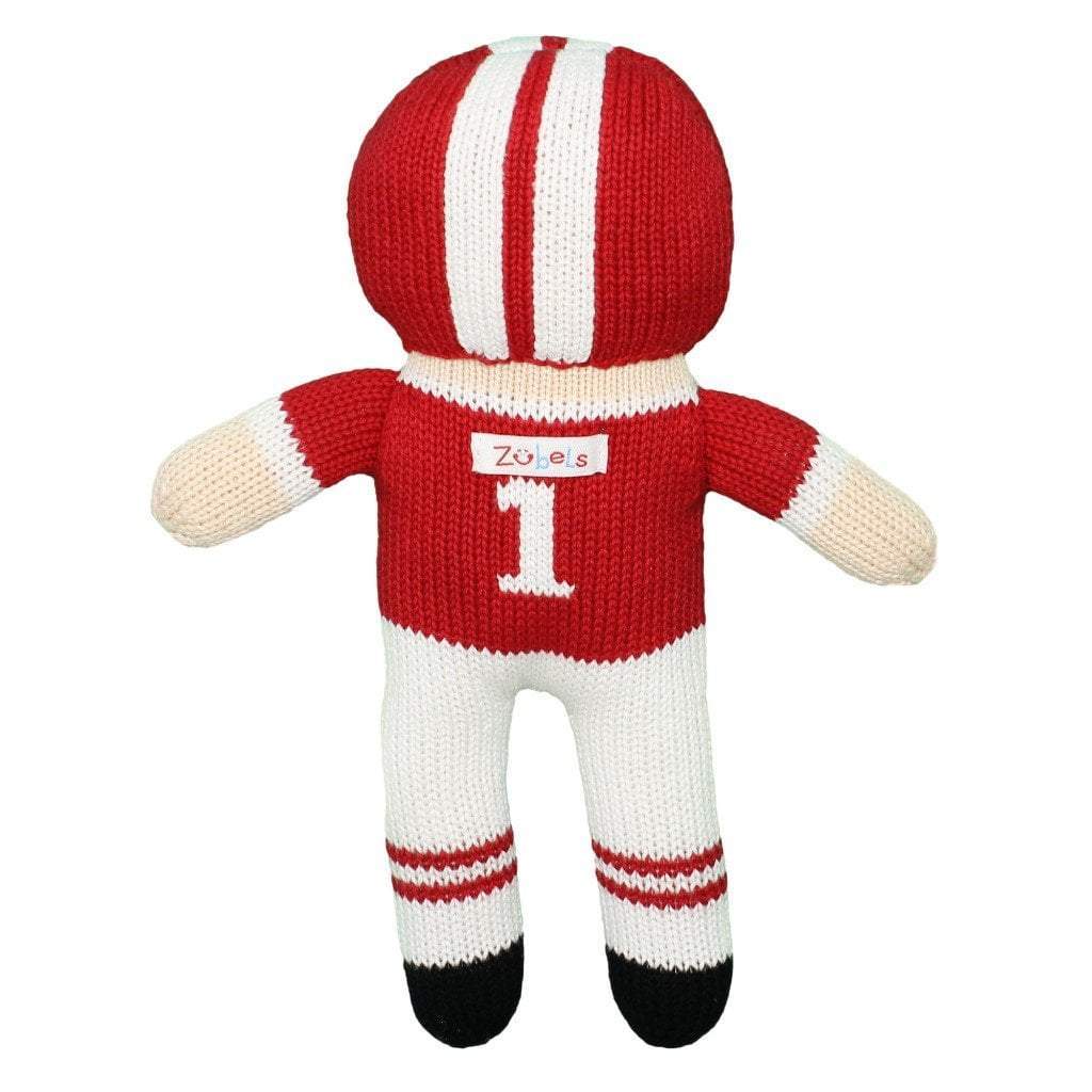 Knit Doll, Red Football Player