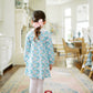 Flanders Blue Poppy Long Sleeve A-Line Dress