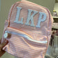 Applique Letters, White Canvas (sold individually- only works with TRVL coated items)