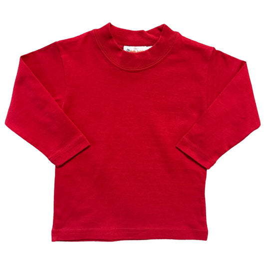 Boy's Long Sleeve Red T-Shirt