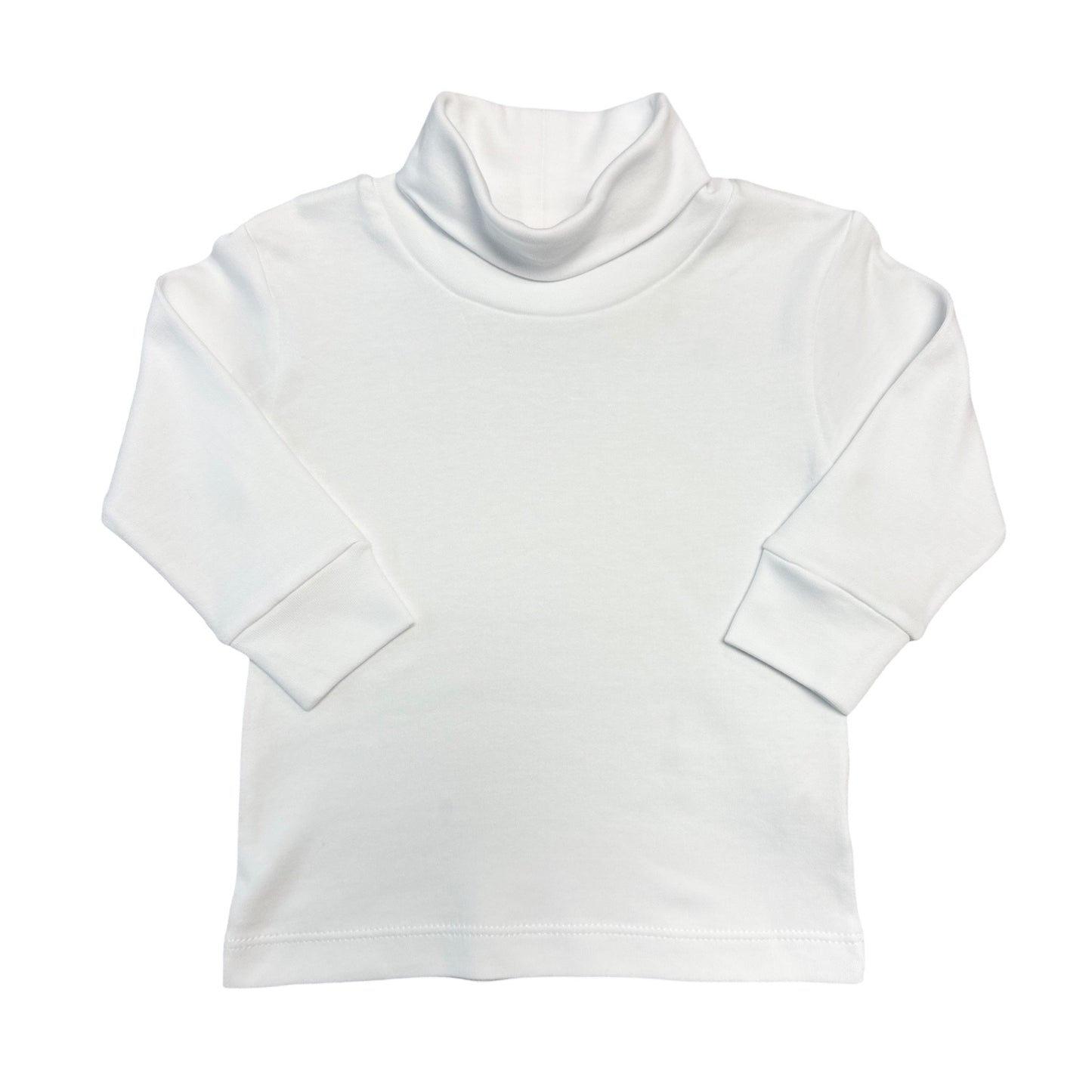 Boy's White Turtleneck