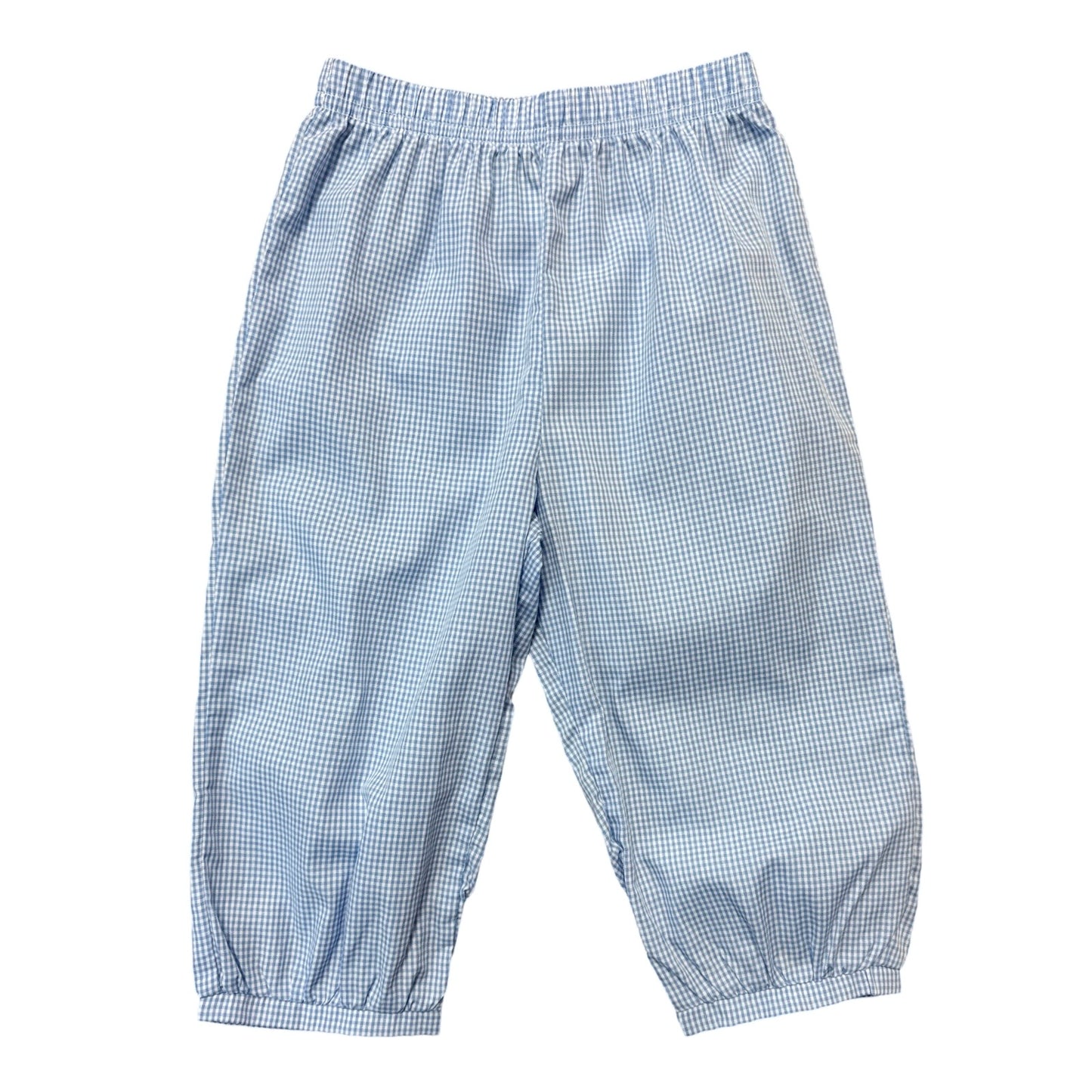 Adam Pants Medium Blue Mini Gingham