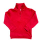 Boy's 1/4 Zip Knit Top, Red