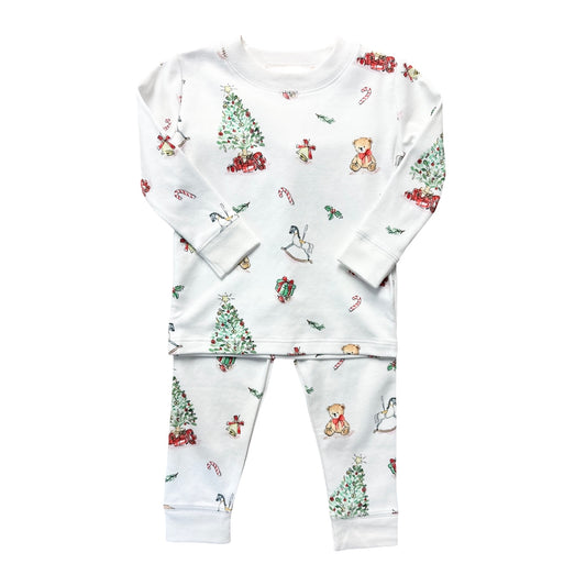 Christmas Tree Kid Pajama Set