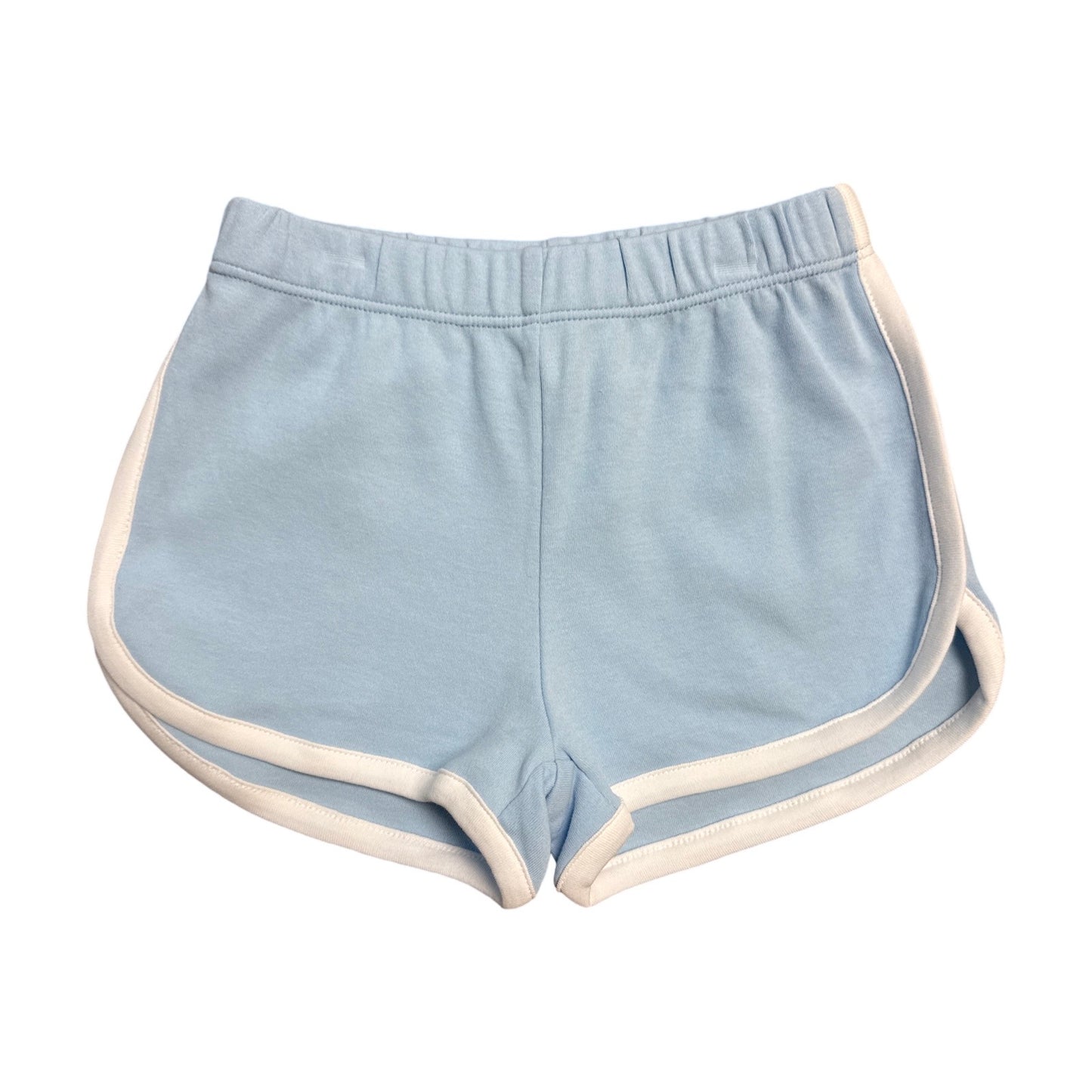 Girl Athletic Shorts, Light Blue