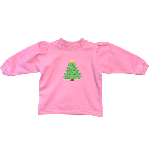 Pink Christmas Tree Sweatshirt