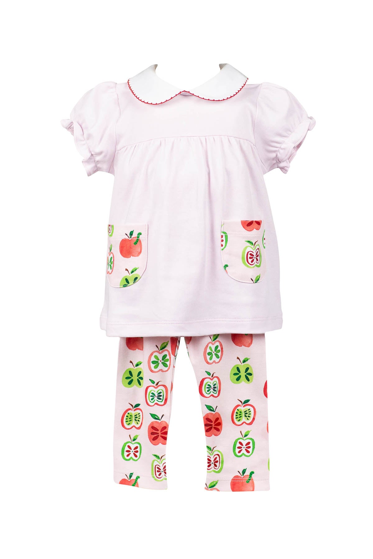 Gala Apples Short Sleeve Tunic & Leggings Set