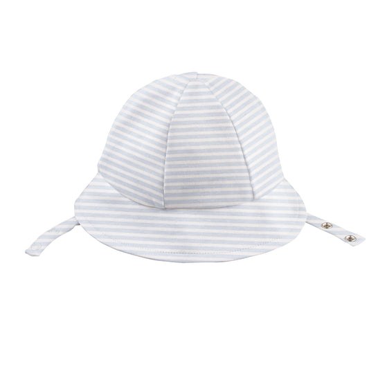 Light Blue Stripes Sun Hat