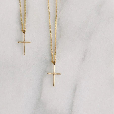 Mama & Me Cross Necklace Set