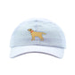 Blue Dog Embroidered Seersucker Baseball Cap