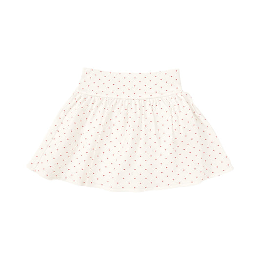 Printed Skort, Hearts