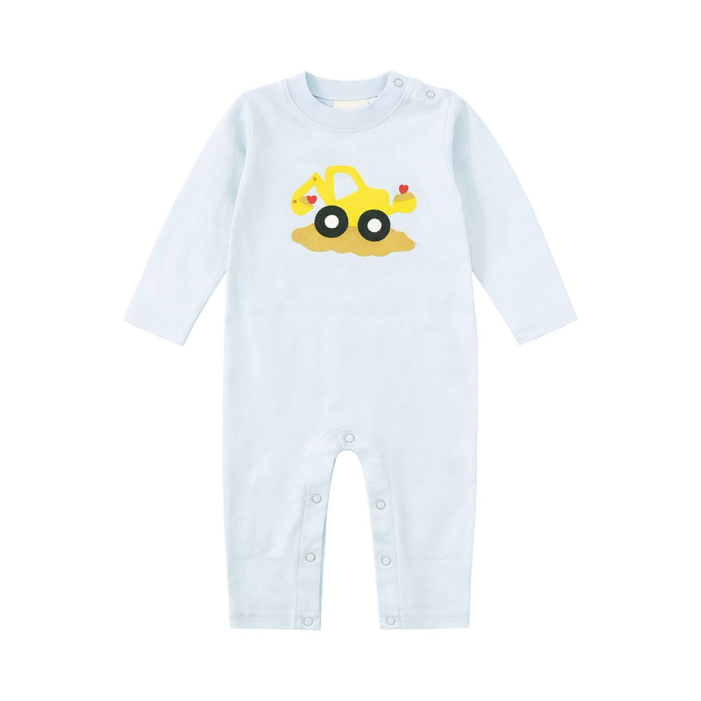 Long Sleeve Applique Romper, Digging for Love