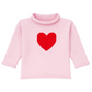 Rollneck Sweater, Red Heart