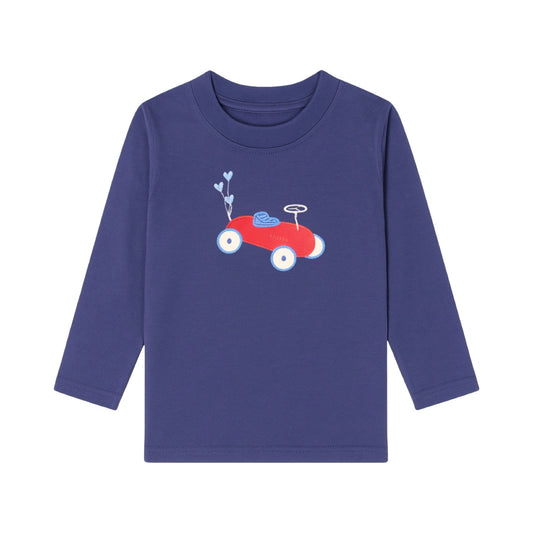 Long Sleeve Applique T-Shirt, Love on the Go