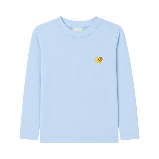 Safari Harry's Play Tee, Light Blue Knit