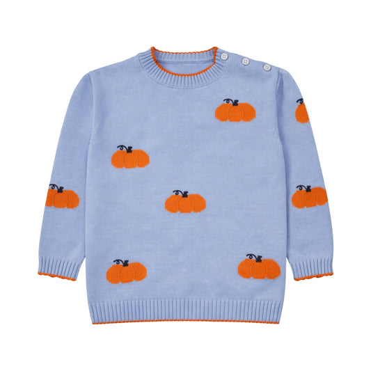 Scattered Pumpkin Sweater