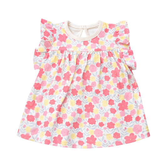 Printed Flutter Top, Floral