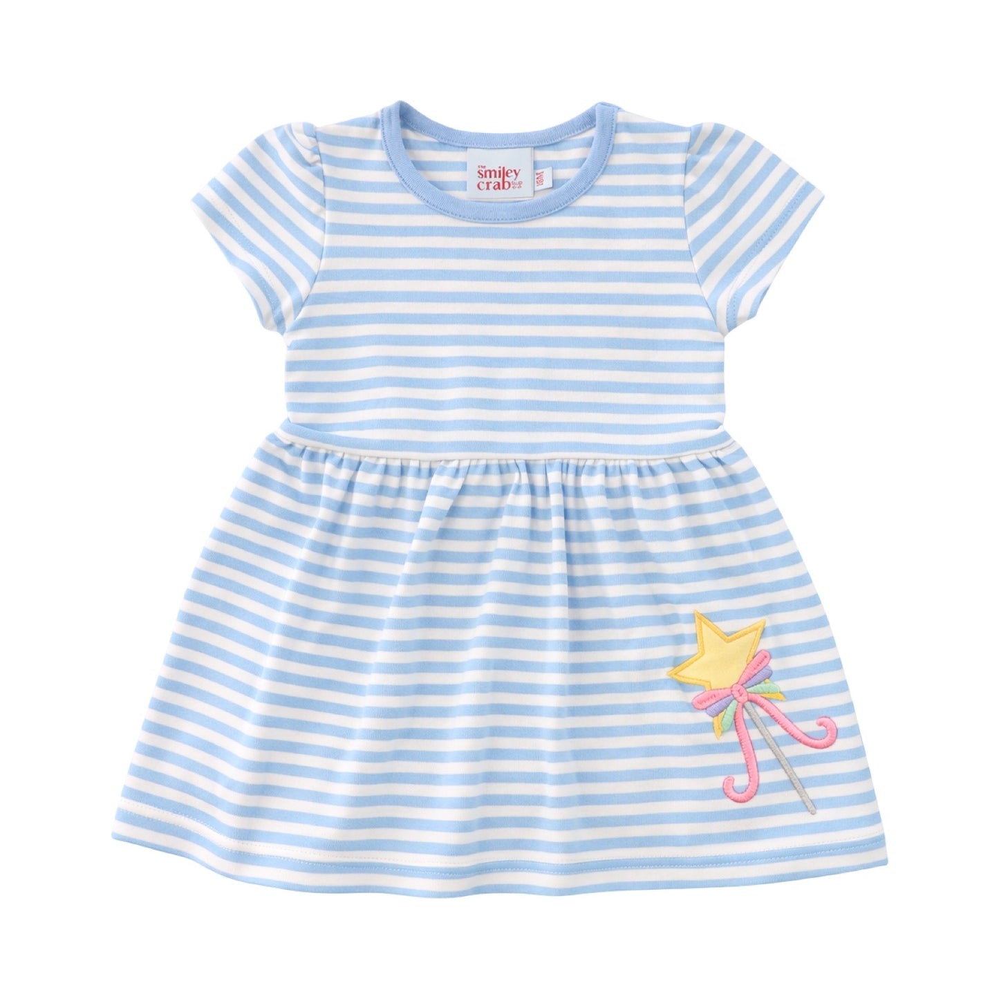 Applique Striped Dress, Magic Wand