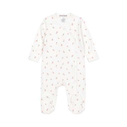 Little Flowers Pointelle Footie