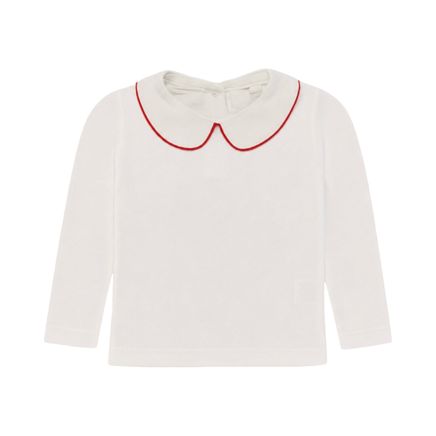 Peter Pan Collared Long Sleeve Shirt