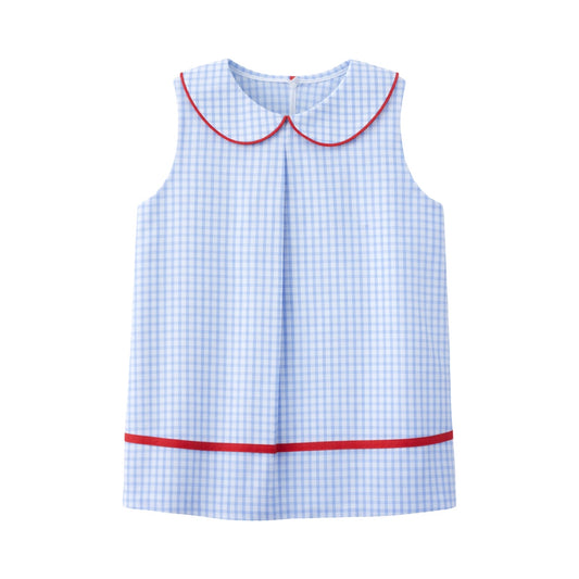 Sienna Blue Check Dress