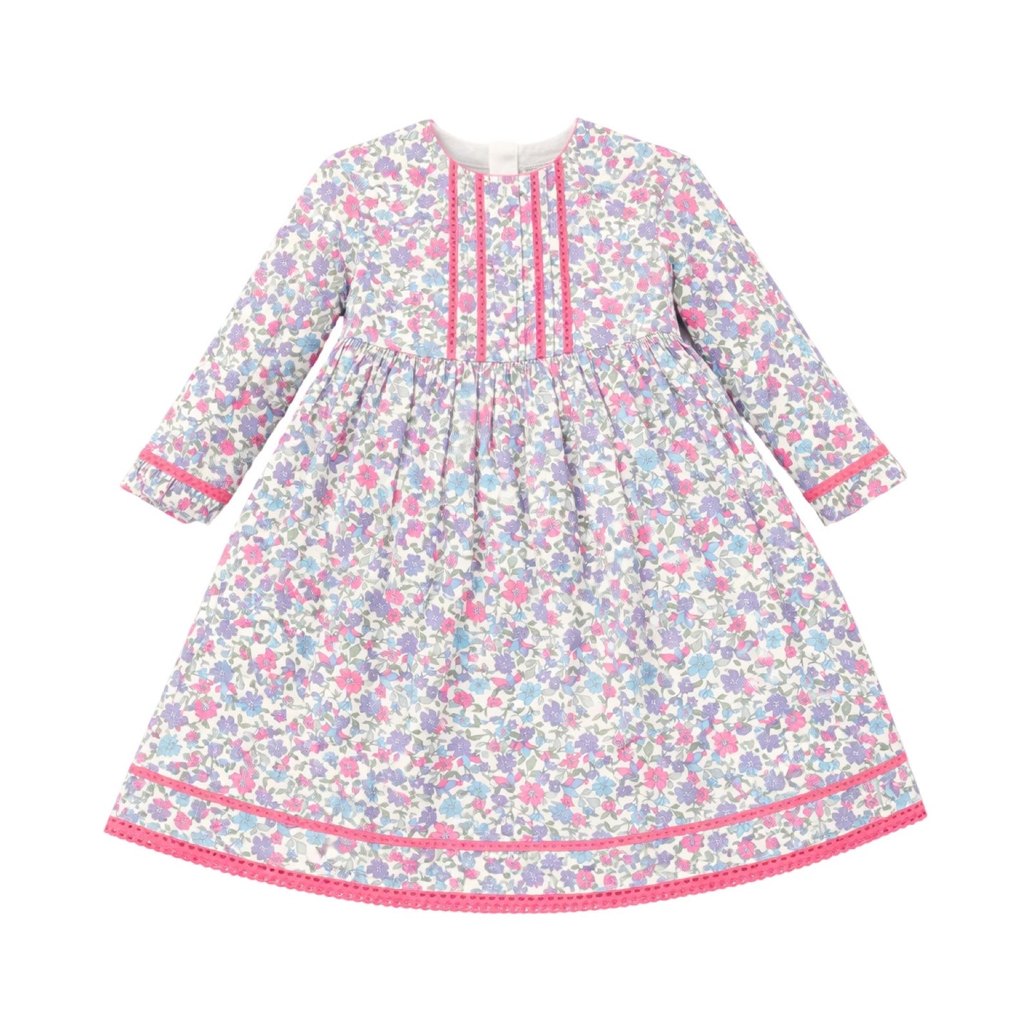 Floral Pintuck Dress