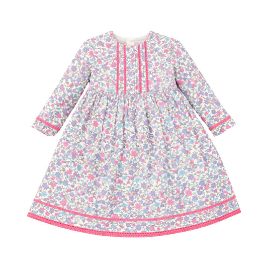 Floral Pintuck Dress