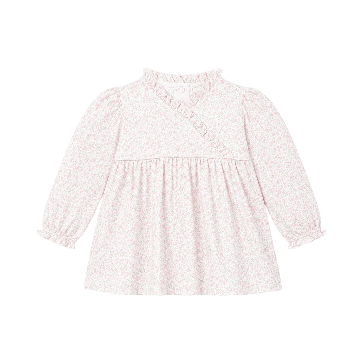 Pink Rose Garden Printed Dress
