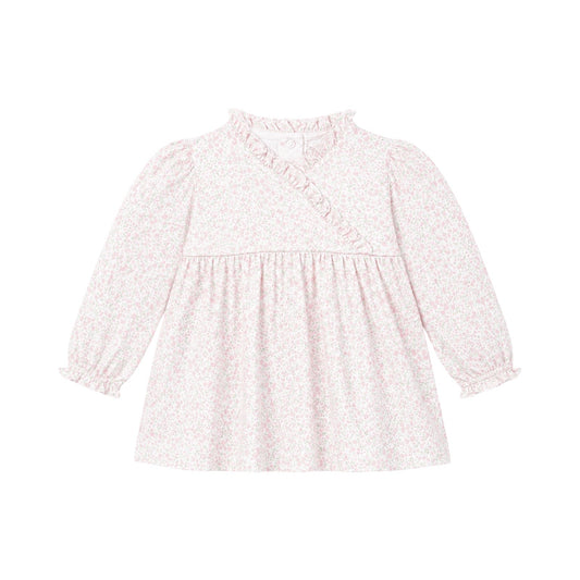 Pink Rose Garden Printed Dress