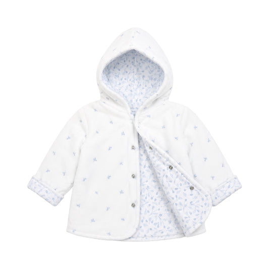 Little Leave Reversible Velour Hooded Jacket