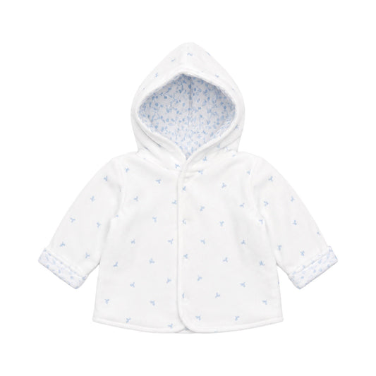 Little Leave Reversible Velour Hooded Jacket