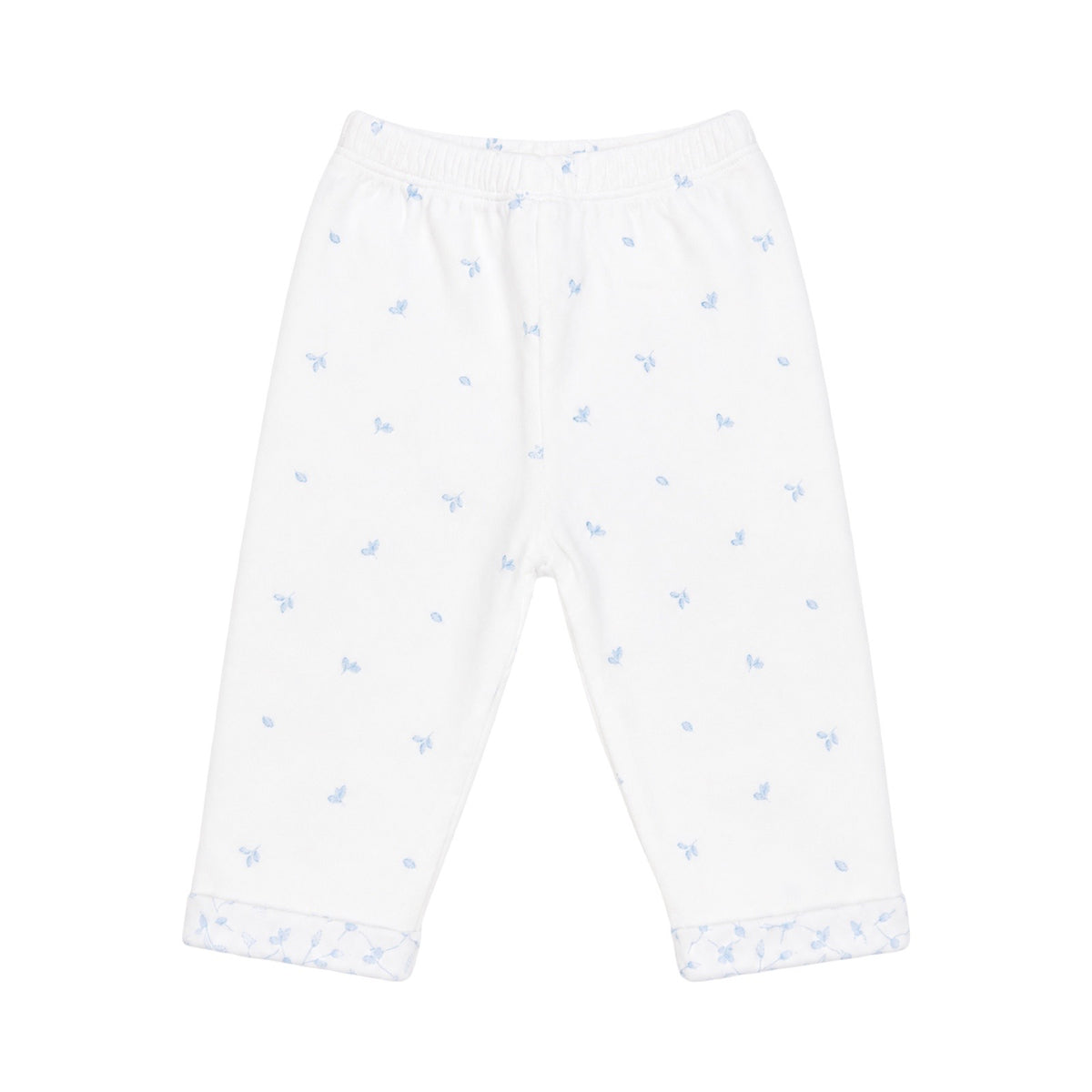 Blue Leaf Velour Pants