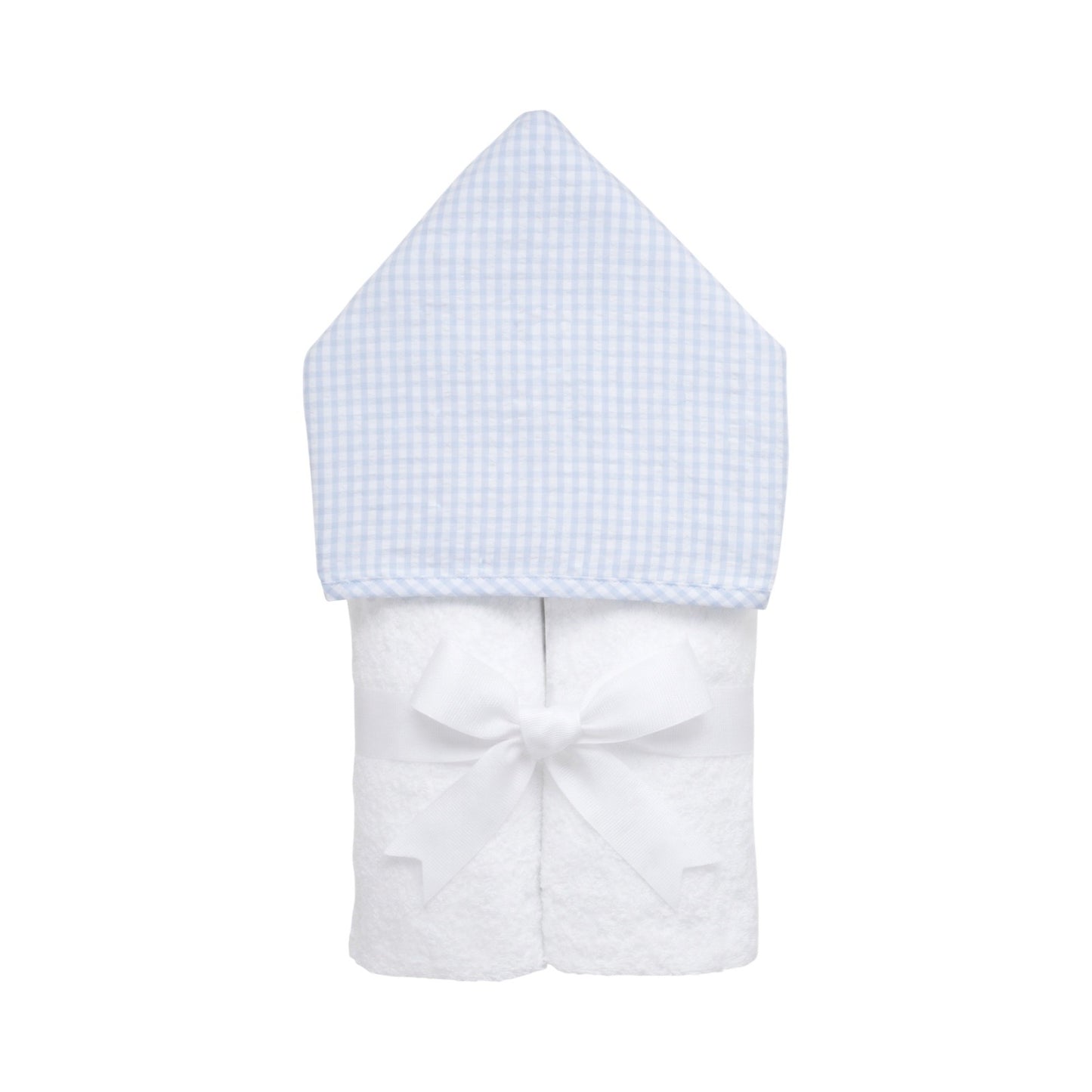 Kiddo Hooded Towel, Blue Check