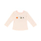 Embroidered Long Sleeve Striped Tee