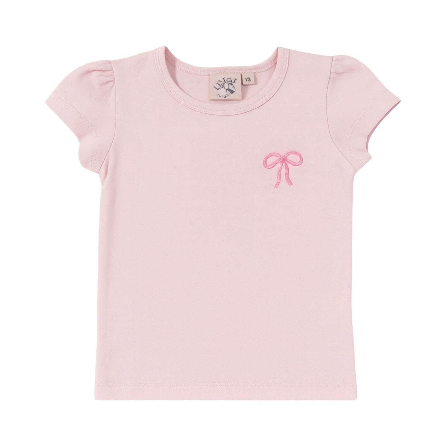 Embroidered Top, Bow