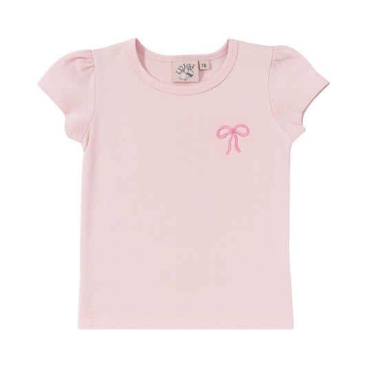 Embroidered Top, Bow