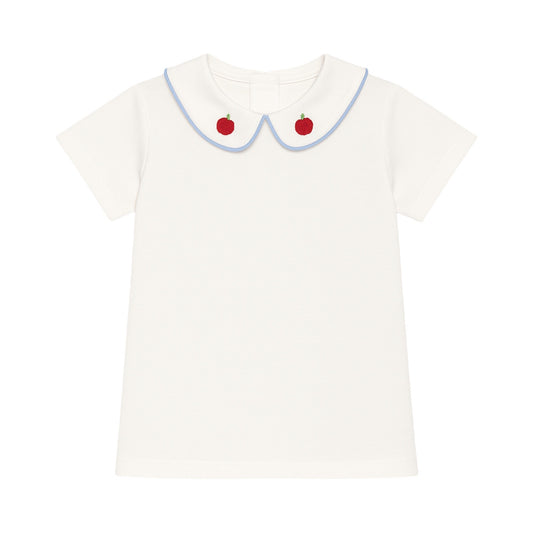 Piped Collared Shirt, Apples