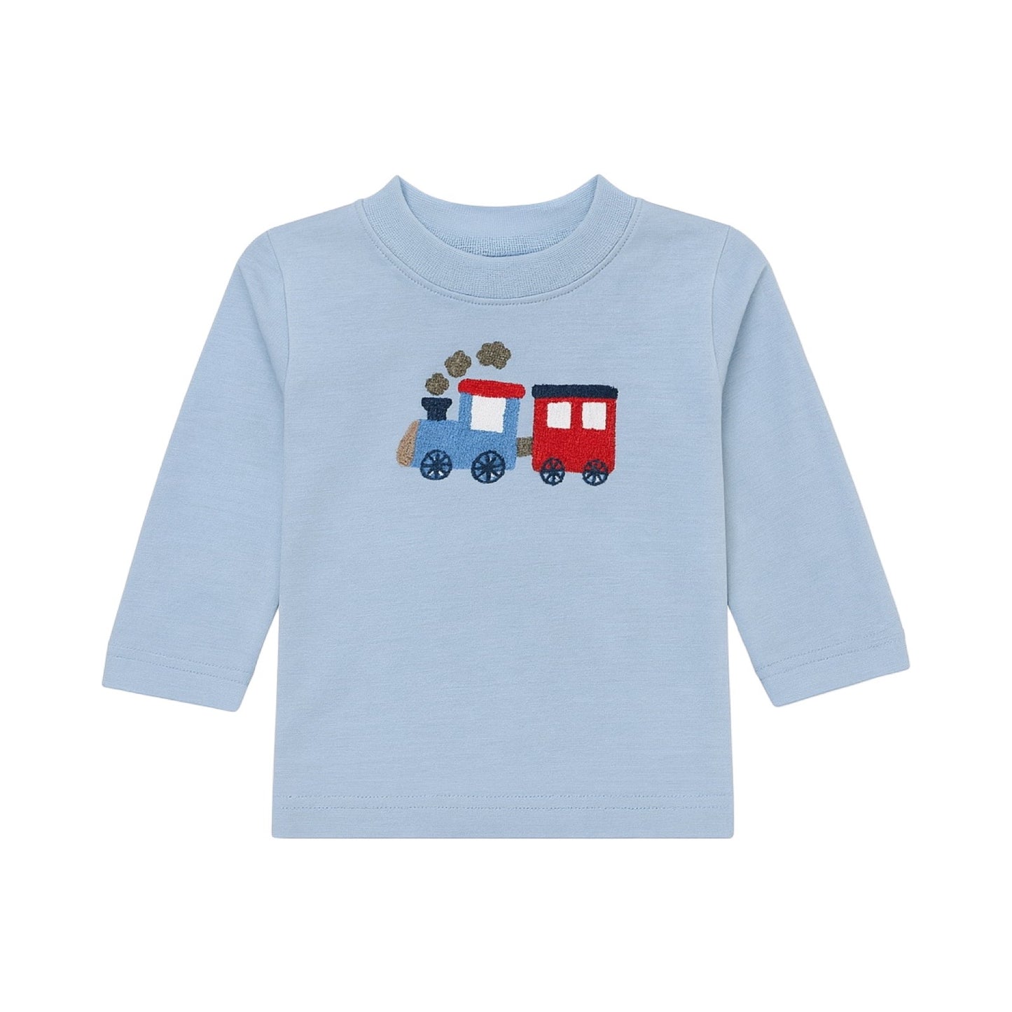 Long Sleeve Applique T-Shirt, Train