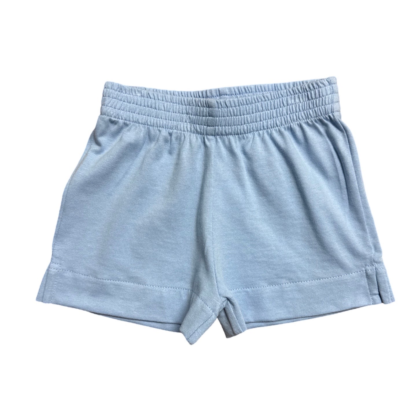 Boy's Cotton Play Shorts, Sky Blue (Shorter Version)