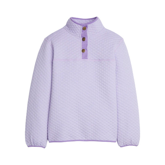 Quilted Pullover, Lavender with Lilac