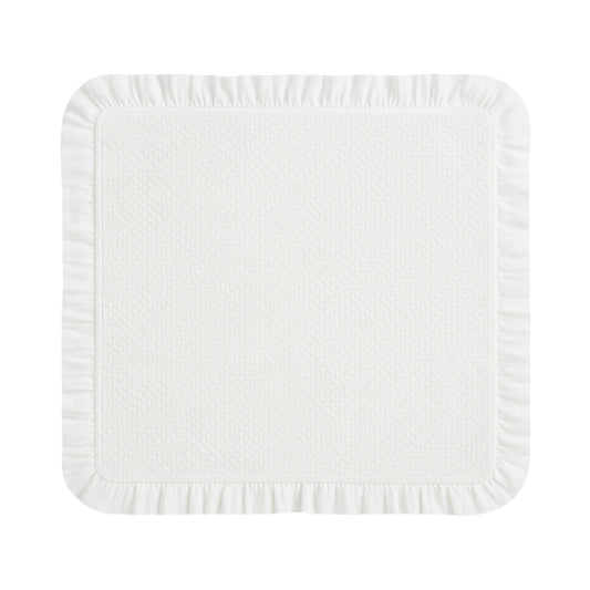 Dotted Swiss Ruffle Blanket